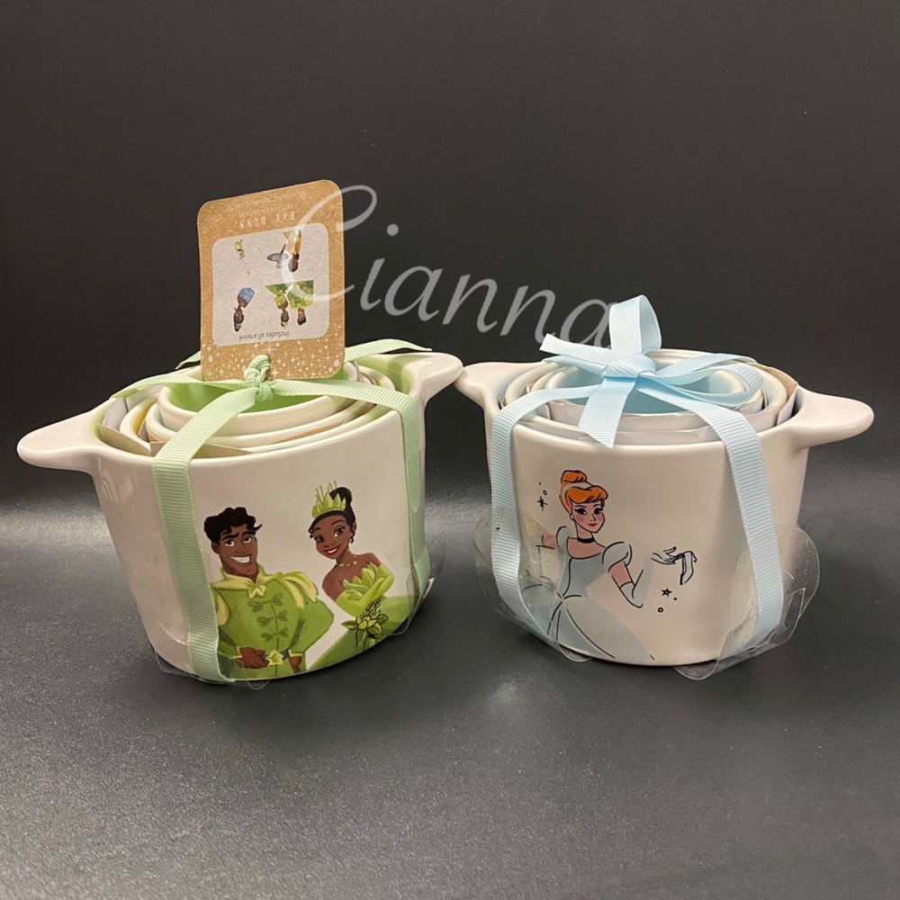 Rae Dunn Disney Princess Measuring Cups Bundle
